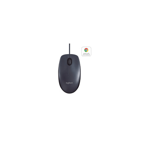 Ratón Logitech B100 Business USB negro, vista principal
