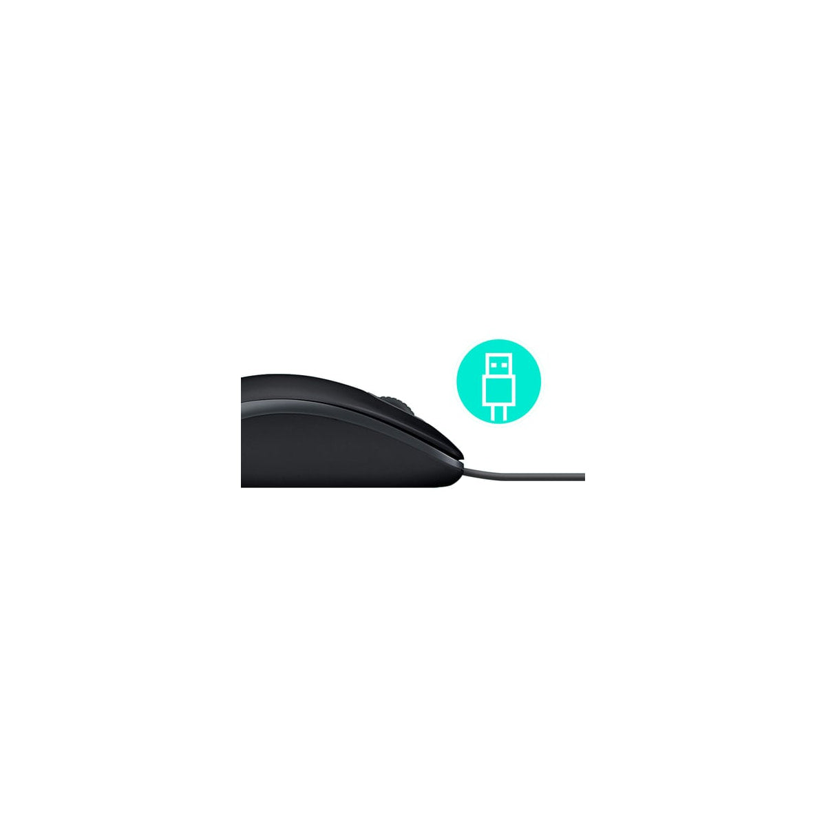 Ratón Logitech B110 Silent USB negro, vista 5