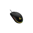 Ratón Logitech G102 USB negro, vista principal