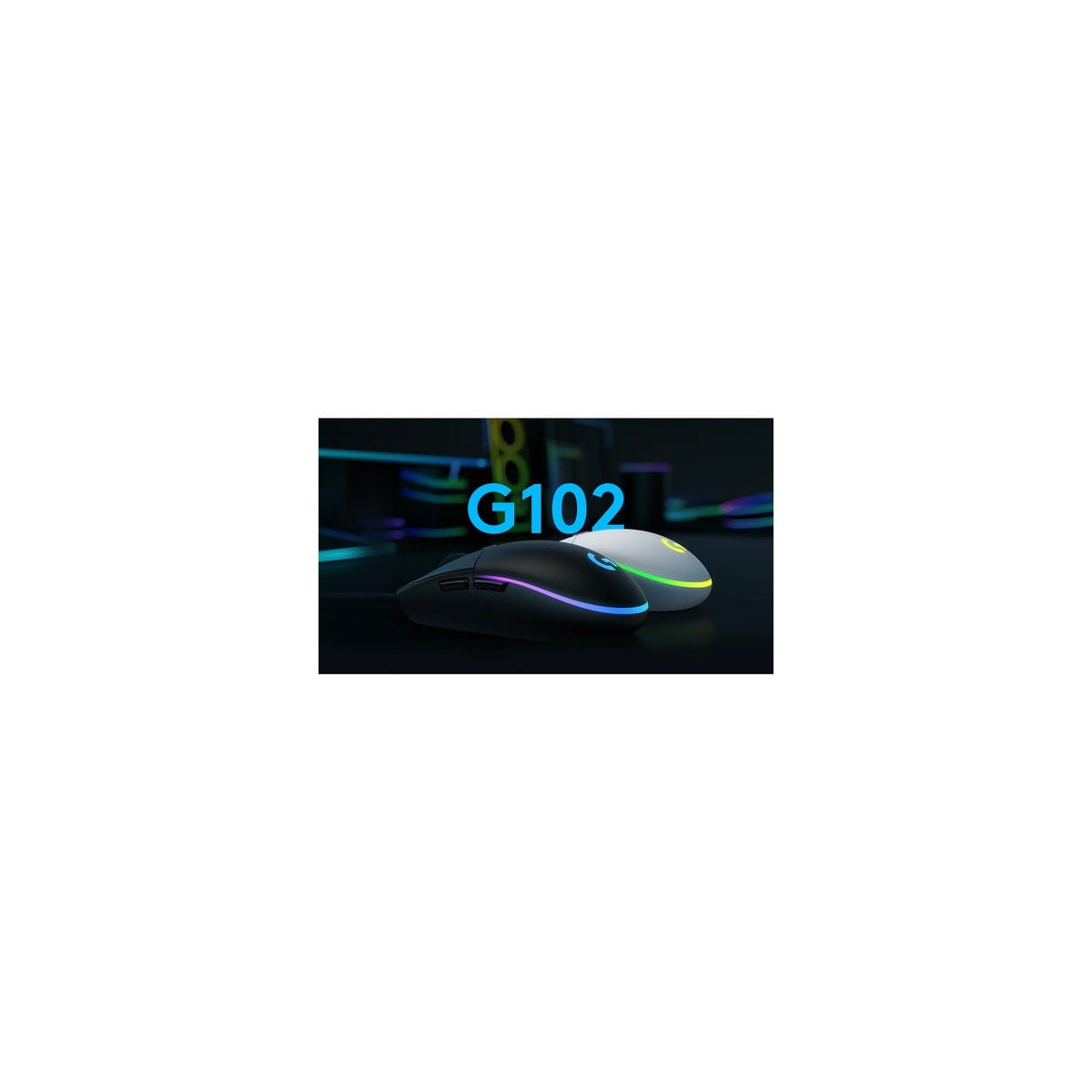 Ratón Logitech G102 USB negro, vista 7