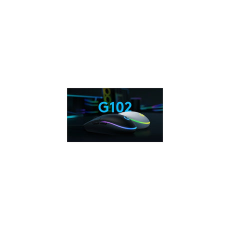Ratón Logitech G102 USB negro, vista 7