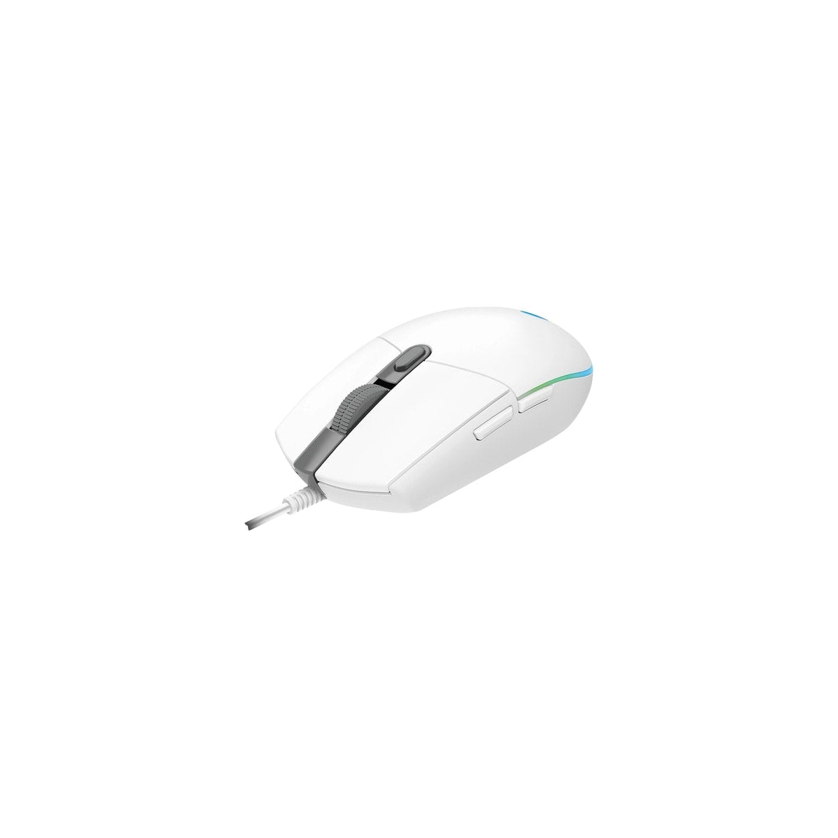 Ratón Logitech G203 LIGHTSYNC USB blanco, vista 2