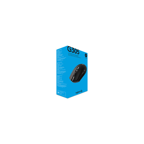 Ratón Logitech G305 inalámbrico negro, vista 7