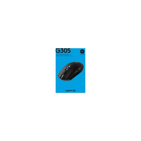Ratón Logitech G305 inalámbrico negro, vista 8