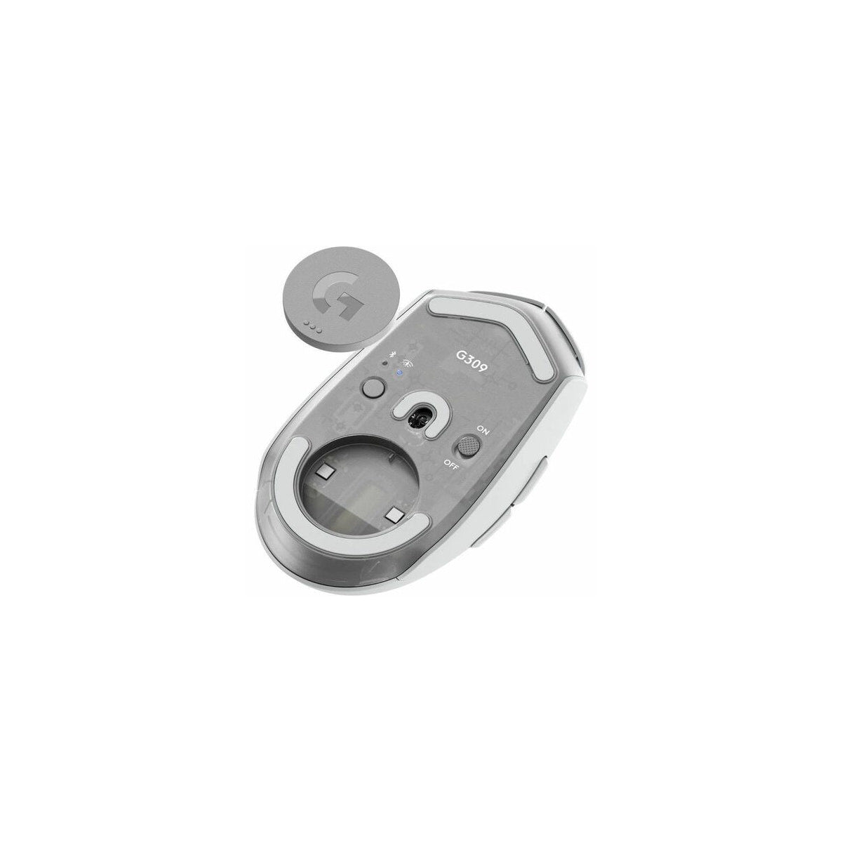 Ratón Logitech G309 inalámbrico blanco, vista 6