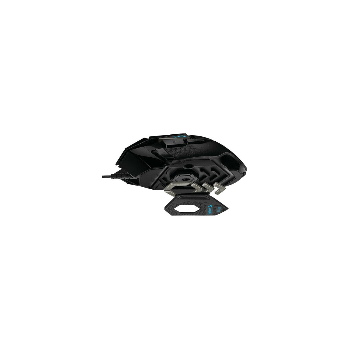 Ratón Logitech G502 HERO USB negro, vista 8