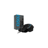 Ratón Logitech G502 HERO USB negro, vista 9