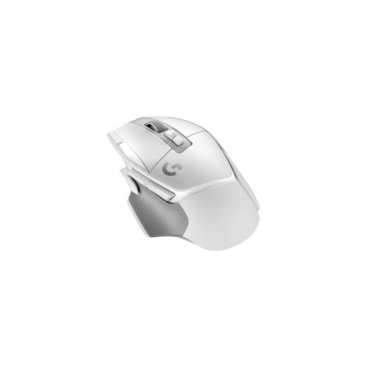 Ratón Logitech G502 X inalámbrico blanco, vista principal
