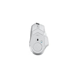 Ratón Logitech G502 X inalámbrico blanco, vista 3