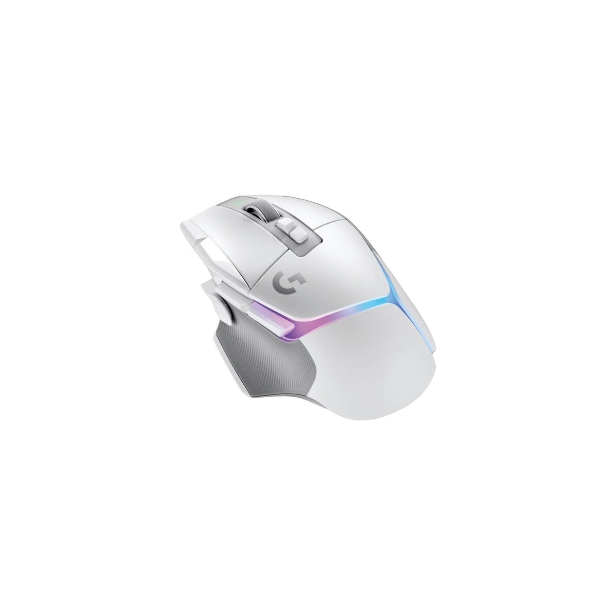 Ratón Logitech G502 X Plus inalámbrico blanco, vista 2