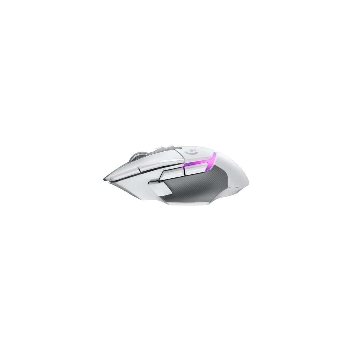 Ratón Logitech G502 X Plus inalámbrico blanco, vista 4