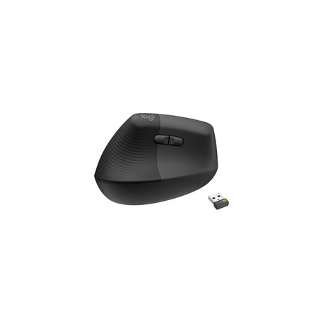 Ratón Logitech Lift Business para zurdos inalámbrico grafito, vista principal