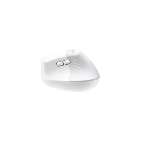 Ratón Logitech Lift para diestros inalámbrico blanco roto, vista 3
