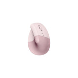Ratón Logitech Lift para diestros inalámbrico rosa, vista principal