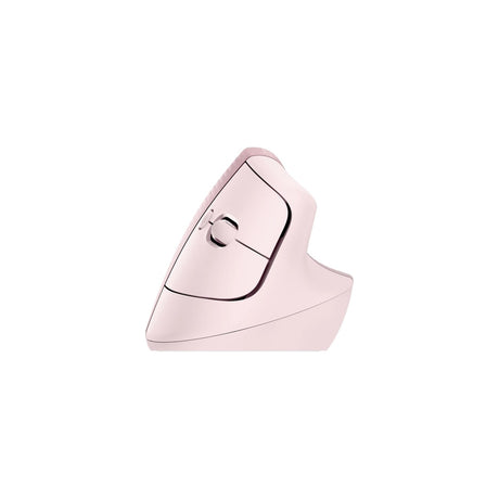 Ratón Logitech Lift para diestros inalámbrico rosa, vista 4
