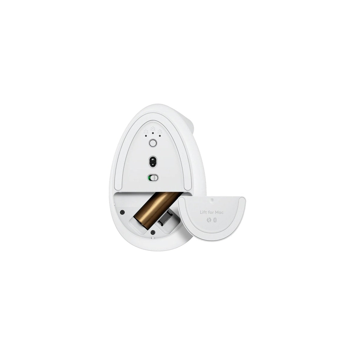 Ratón Logitech Lift para Mac inalámbrico blanco roto, vista 5