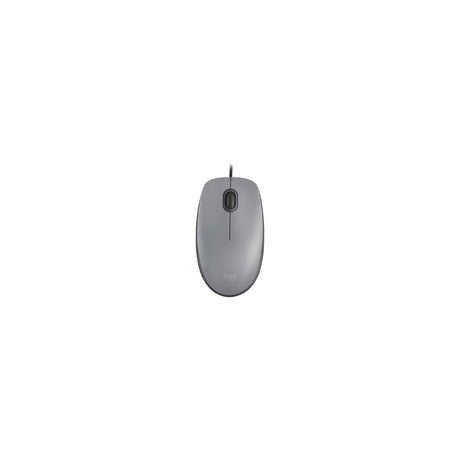 Ratón Logitech M110 USB gris medio, vista 3