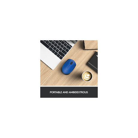 Ratón Logitech M171 inalámbrico azul, vista 8