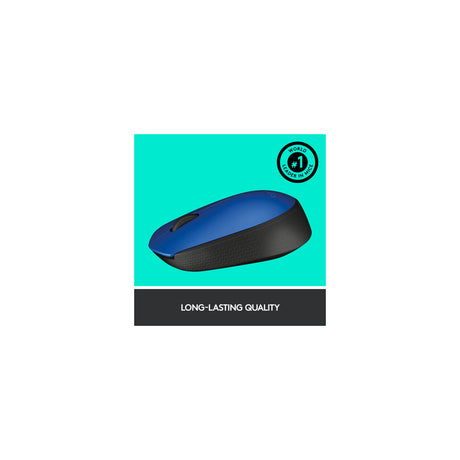 Ratón Logitech M171 inalámbrico azul, vista 10
