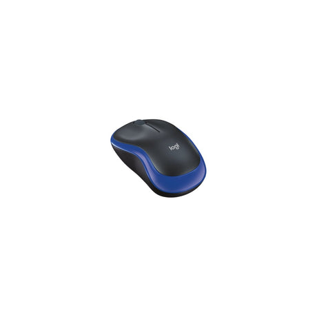 Ratón Logitech M185 inalámbrico azul, vista 2