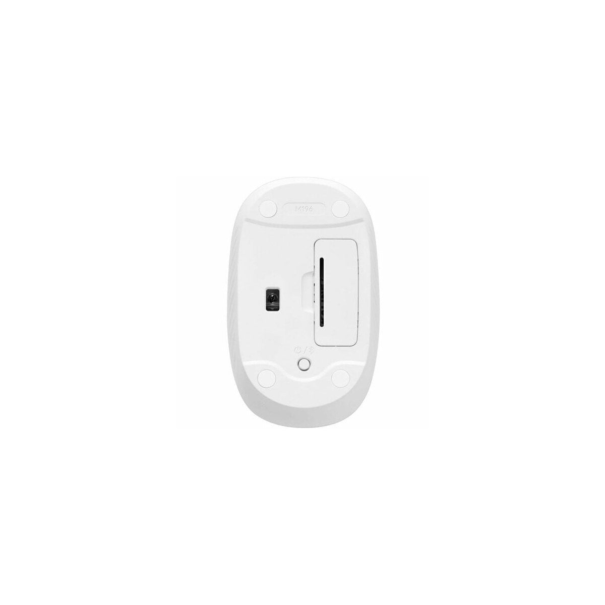 Ratón Logitech M196 inalámbrico blanco roto, vista 3