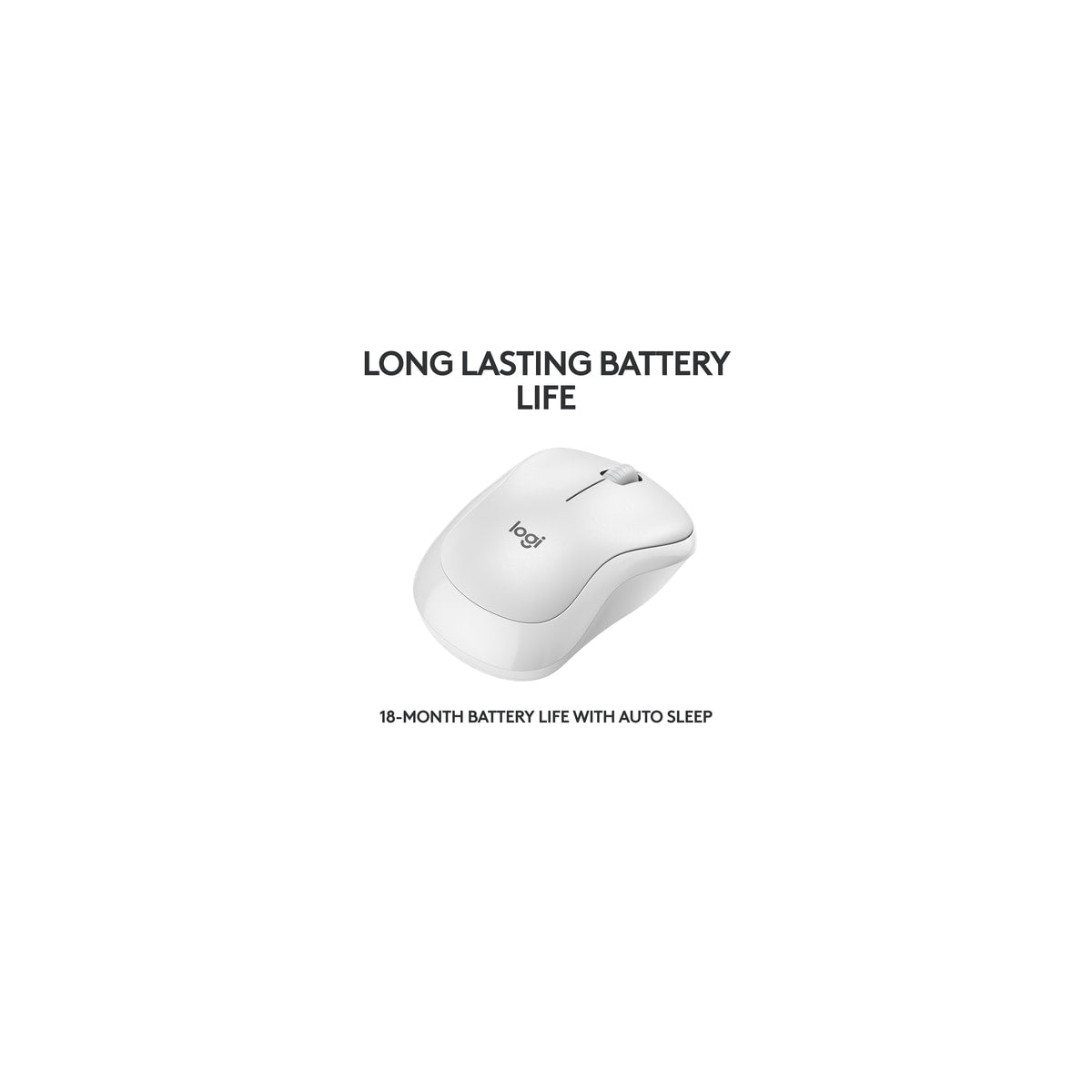 Ratón Logitech M240 Silent inalámbrico blanco roto, vista 6