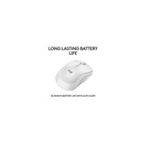 Ratón Logitech M240 Silent inalámbrico blanco roto, vista 6