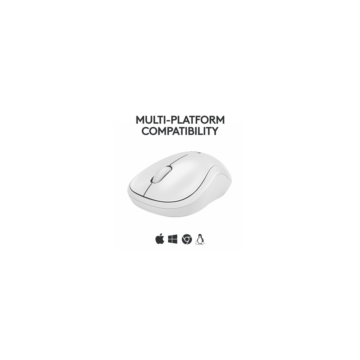 Ratón Logitech M240 Silent inalámbrico blanco roto, vista 8