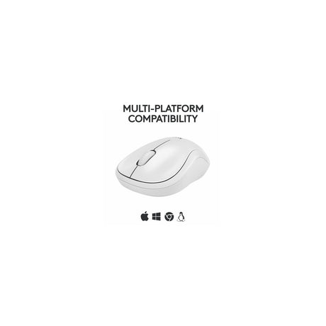 Ratón Logitech M240 Silent inalámbrico blanco roto, vista 8