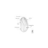 Ratón Logitech M240 Silent inalámbrico blanco roto, vista 9