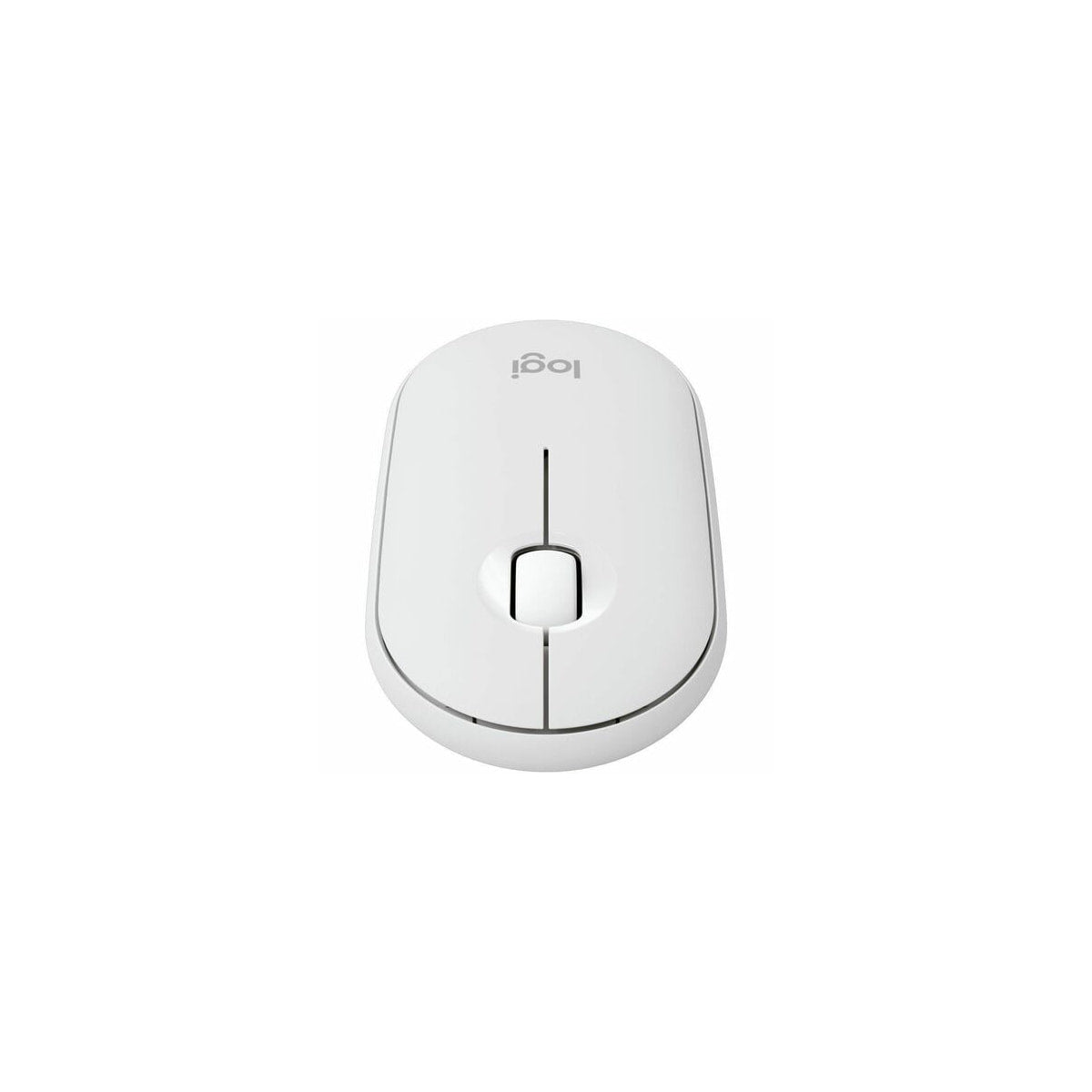 Ratón Logitech M350S inalámbrico blanco, vista 4