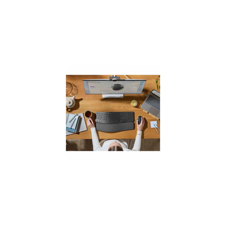 Ratón Logitech MX ERGO S inalámbrico grafito, vista 4