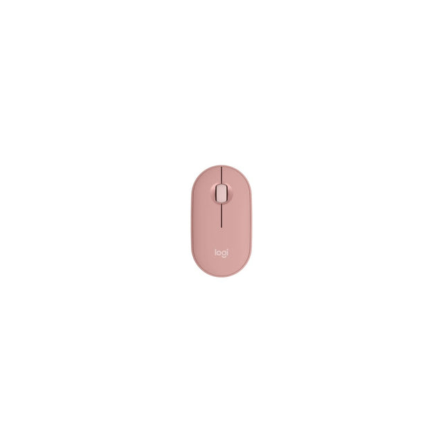 Ratón Logitech Pebble Mouse 2 M350S rosa, vista principal