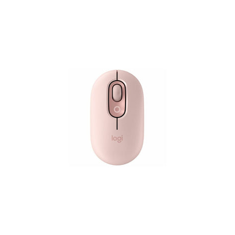 Ratón Logitech POP Mouse inalámbrico rosa, vista principal