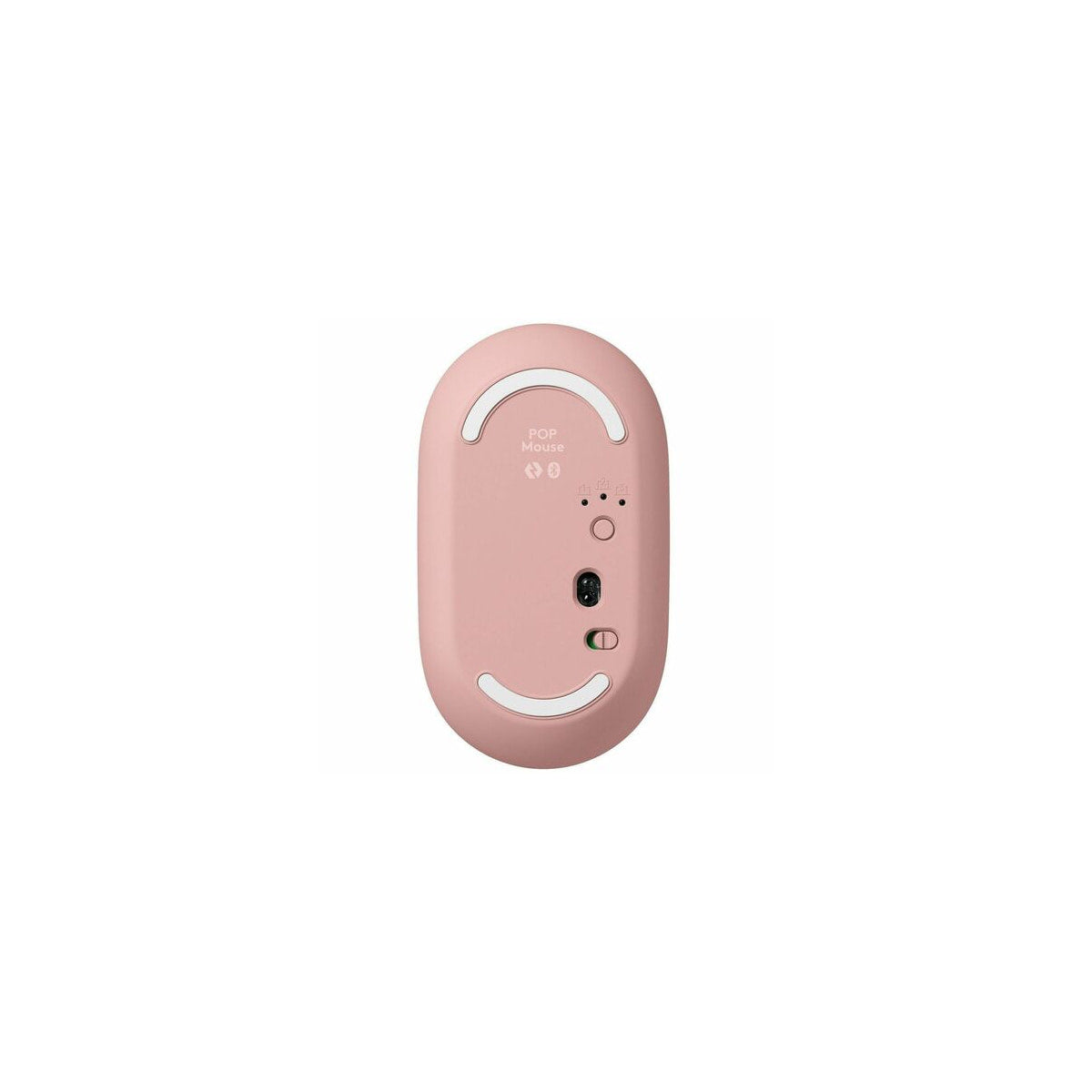 Ratón Logitech POP Mouse inalámbrico rosa, vista 3