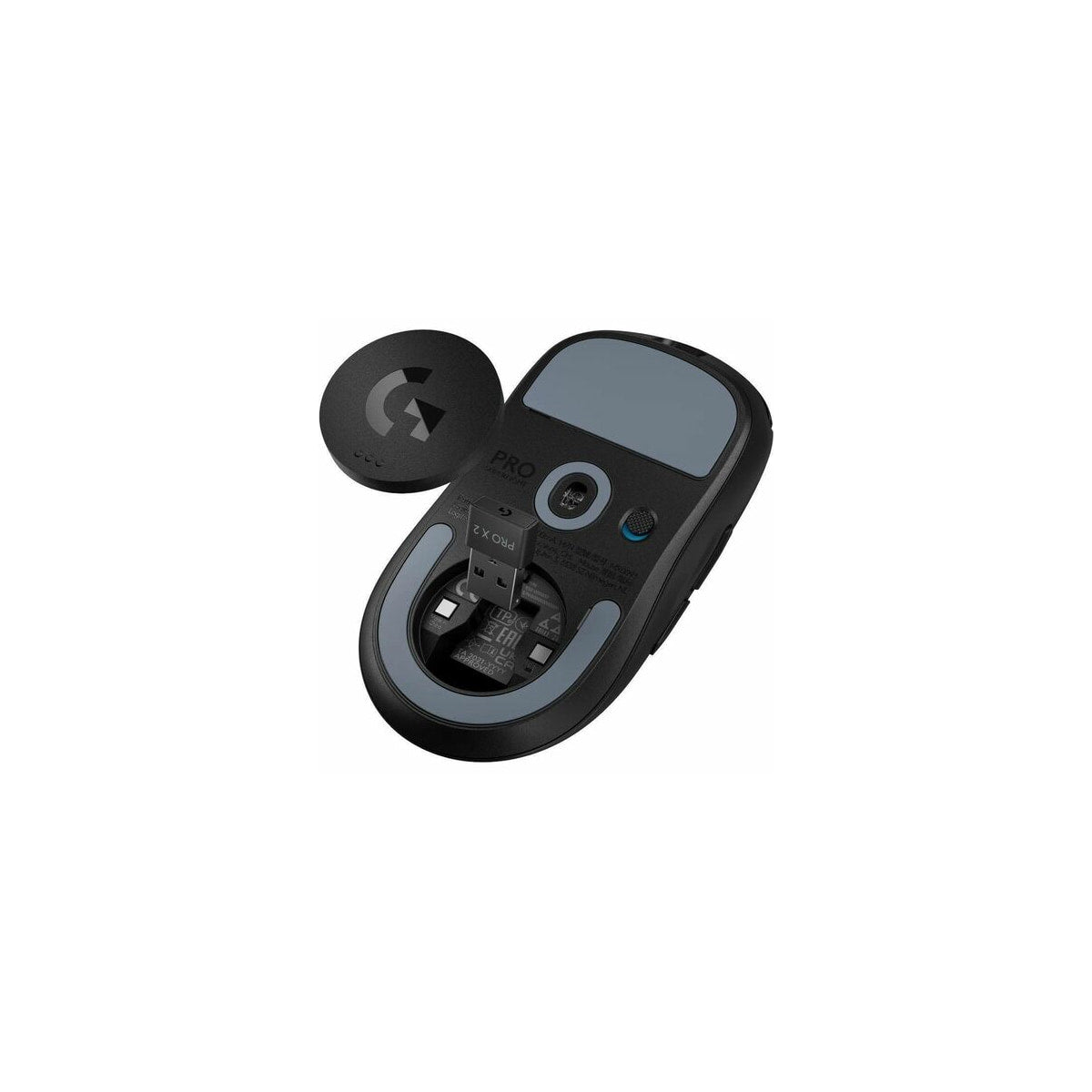Ratón Logitech PRO X SUPERLIGHT 2 inalámbrico negro, vista 5