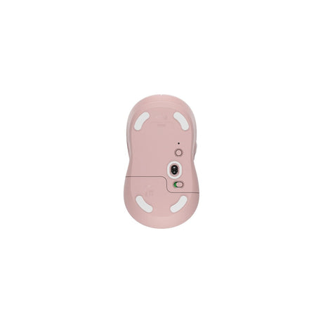 Ratón Logitech Signature M650 para diestros talla M inalámbrico rosa, vista 2
