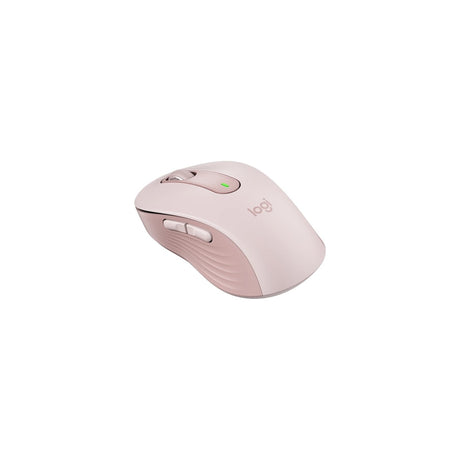 Ratón Logitech Signature M650 para diestros talla M inalámbrico rosa, vista 5