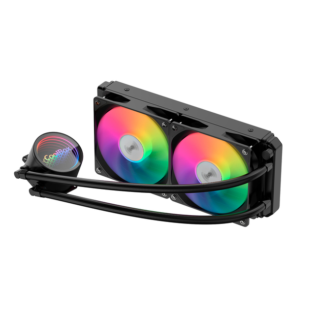 Refrigeración para CPU CoolBox 240MM Infinite COO-KRL240-4-ARW