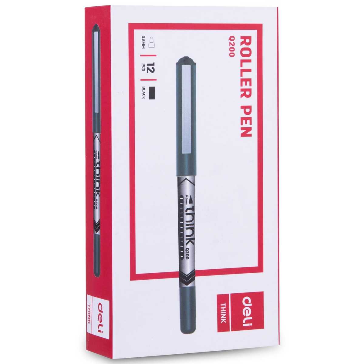 Roller Deli Tinta Liquida Think Punta 0,5mm Negro