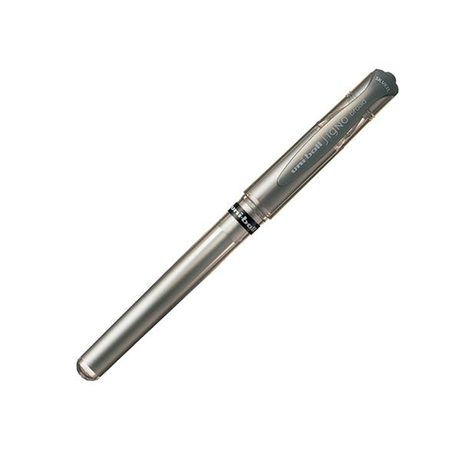 Roller Uni-ball Tinta Gel UM153 Trazo 1mm Plata
