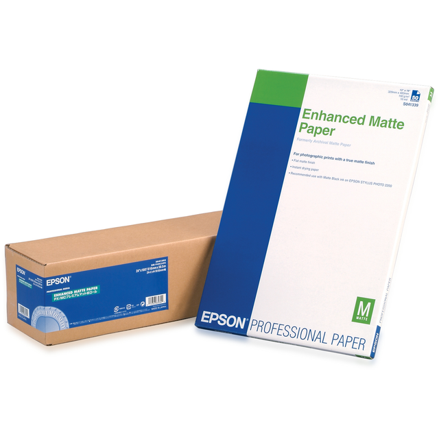 Rollo Papel mate Epson 24" 30,5 m 189 g/m²