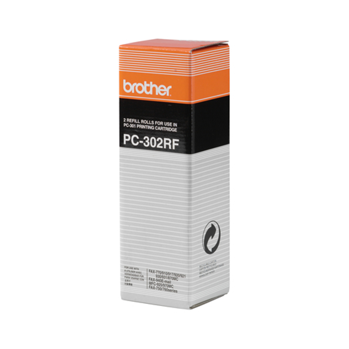 Rollo de transferencia fax Brother PC302RF Original Negro - vista 2