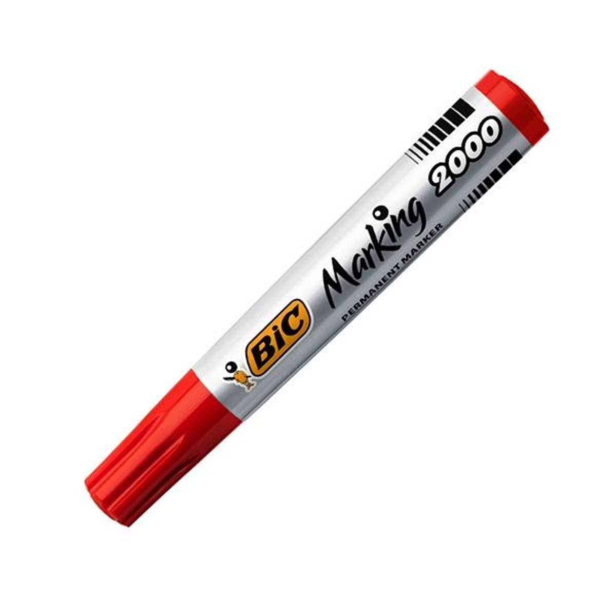 Rotulador BIC Marcador Permantente Marking 2000 Punta Conica Trazo 1,7mm Rojo