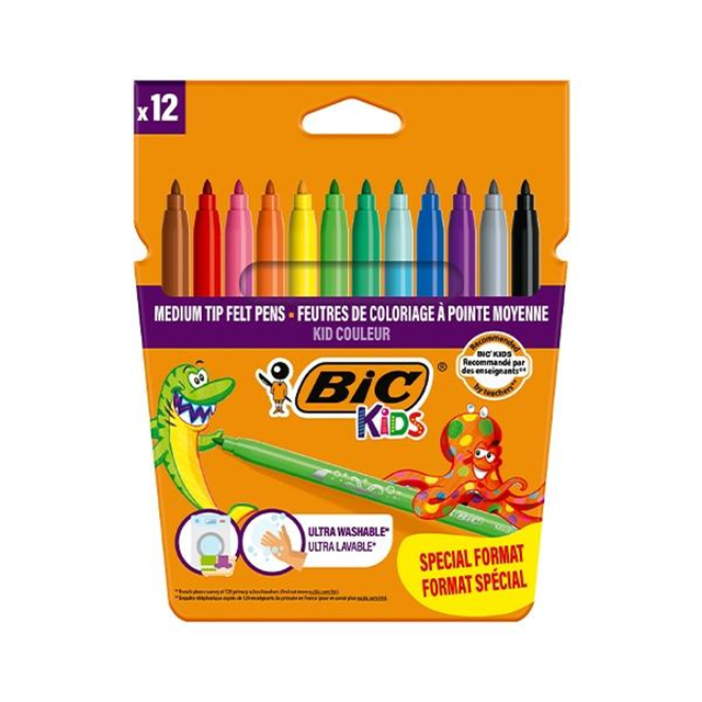 Rotulador BIC C.10+2 Rotuladores Couleur Colores Surtidos