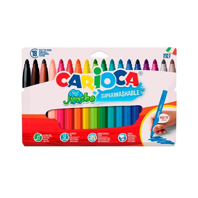 Rotulador Carioca C.18 Rotuladores Jumbo Colores Surtidos