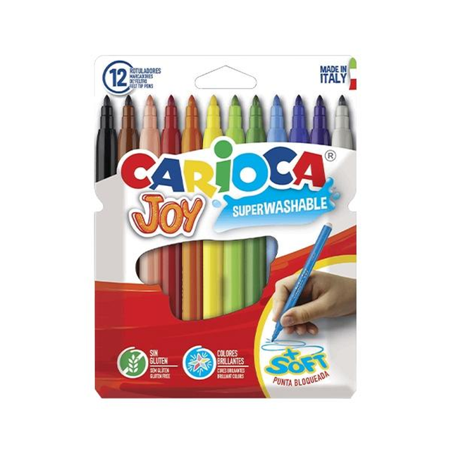 Rotulador Carioca C.12 Rotuladores Joy Lavable Colores Surtidos