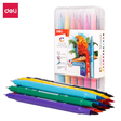 Rotulador Deli C.12 Rotuladores Doble Punta Colores Surtidos Multicolor EC151-12