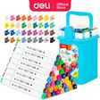 Rotulador Deli Maletin 36 Rotuladores Colorun Doble Punta Colores Surtidos