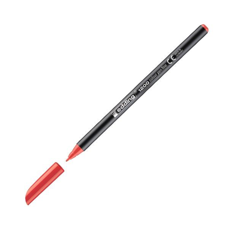 Rotulador Edding 1200 - Punta 1 Mm - Color Rojo